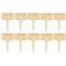 TType Bamboo Plant Labels EcoFriendly Wooden Garden Markers For Bonsai And Herbs 7