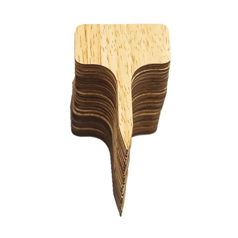 TType Bamboo Plant Labels EcoFriendly Wooden Garden Markers For Bonsai And Herbs 8
