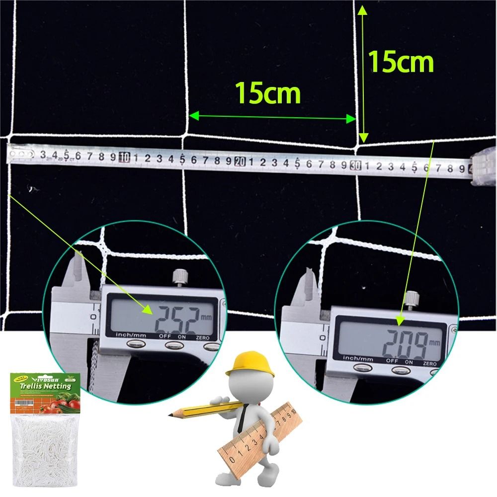 Garden Climbing Net Trellis Netting HeavyDuty Plant Support Stand For Flowers And Vegetables 1