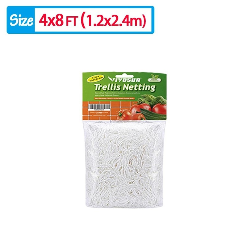 Garden Climbing Net Trellis Netting HeavyDuty Plant Support Stand For Flowers And Vegetables 7