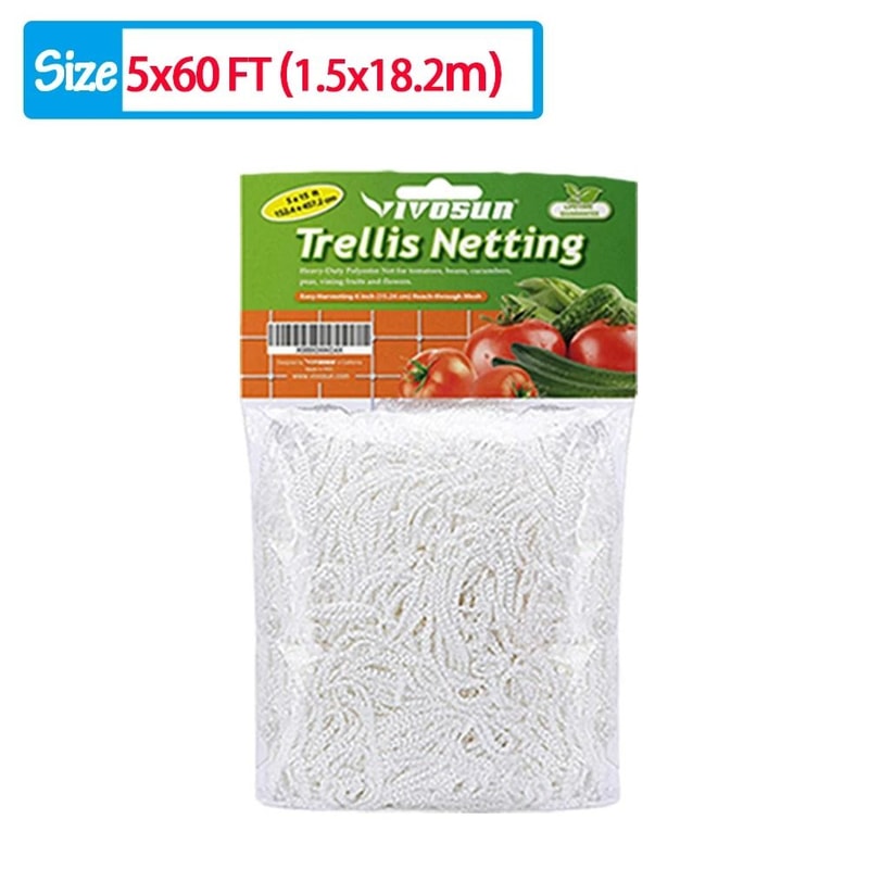 Garden Climbing Net Trellis Netting HeavyDuty Plant Support Stand For Flowers And Vegetables 10