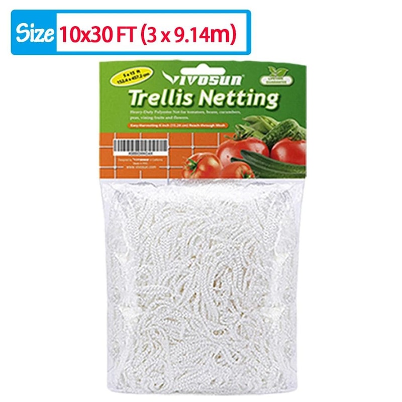Garden Climbing Net Trellis Netting HeavyDuty Plant Support Stand For Flowers And Vegetables 11