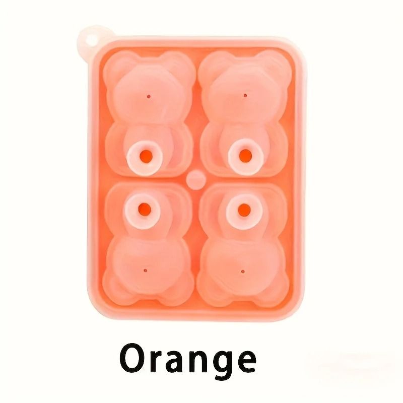 Silicone 3D Ice Bear Candle Mold For DIY Whiskey Cocktail Making And Creative Crafts 6