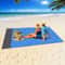 2025 Fashion No Sand Beach Towel Mat Waterproof Oversized Pocket Picnic Camping Blanket 4