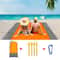 2025 Fashion No Sand Beach Towel Mat Waterproof Oversized Pocket Picnic Camping Blanket 7