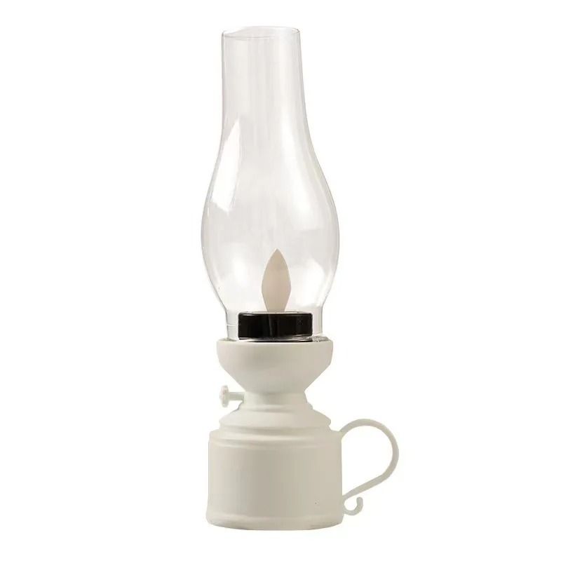 Vintage LED Lantern Retro Design Battery Operated Decorative Hanging Oil Lamp For Home Decor 6