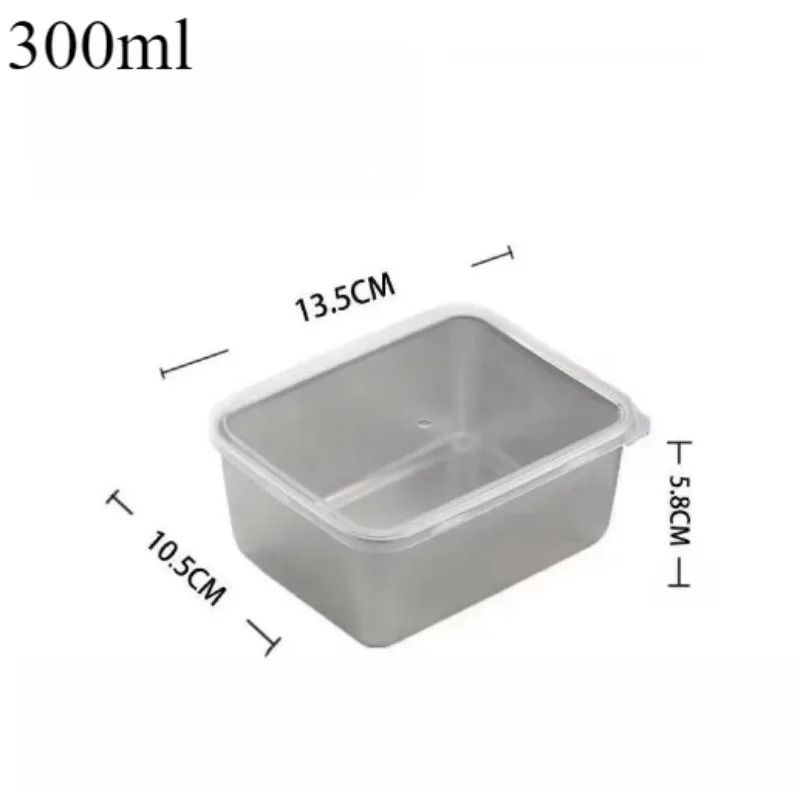 6pcs Leakproof Stackable Stainless Steel Food Storage Containers Set With Lids For School And Picni 5