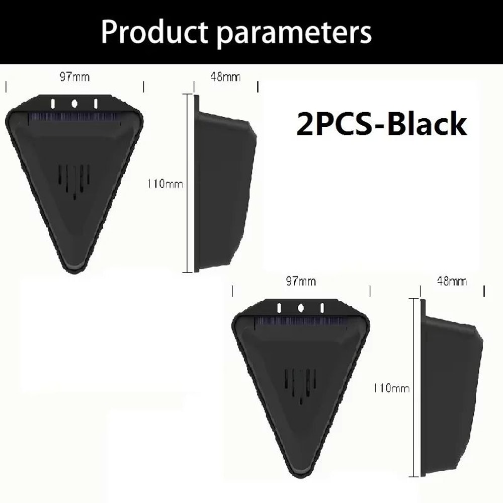 Outdoor Waterproof Solar Siren Alarm Lamp With Wireless Motion Sensor And 129dB Sounder 9