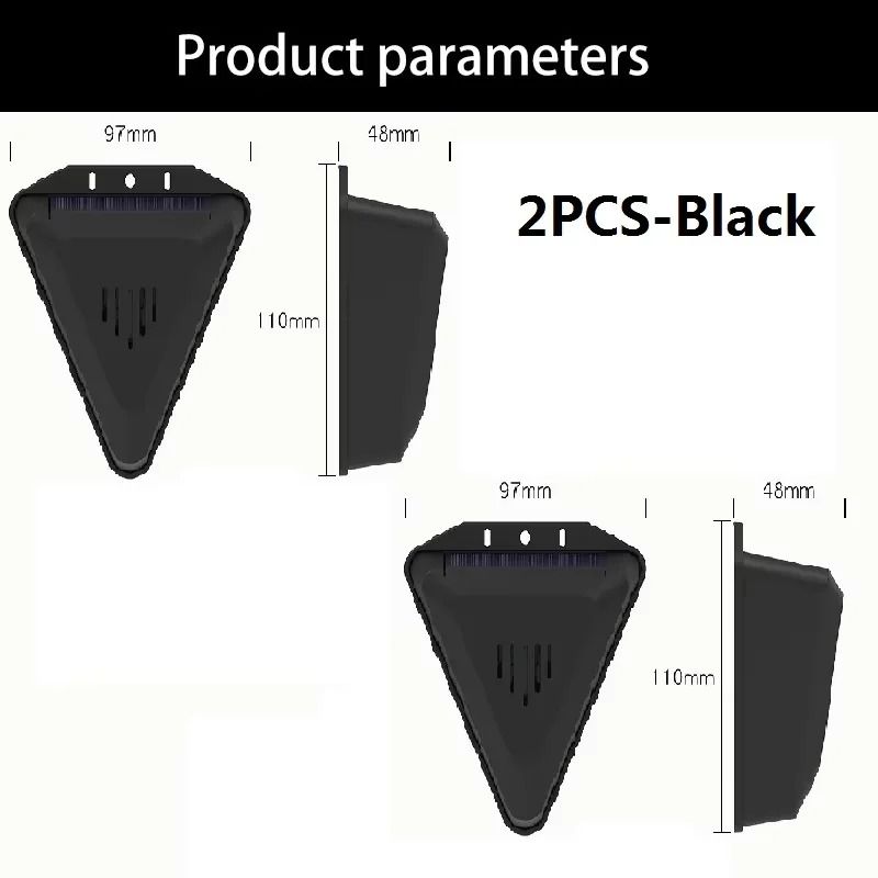 Outdoor Waterproof Solar Siren Alarm Lamp With Wireless Motion Sensor And 129dB Sounder 9