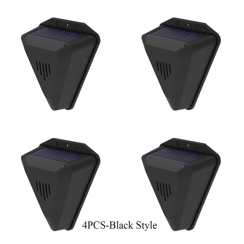 Outdoor Waterproof Solar Siren Alarm Lamp With Wireless Motion Sensor And 129dB Sounder 11