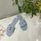 Summer Trendy Jelly Colour Simple Outdoor Indoor Slides Sexy Cool Beach Footwear For Women 11
