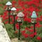 New LED Cartoon Mushroom House Solar Garden Landscape Light Waterproof Atmosphere Decorative Floor 2