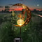 Cat MoonShaped Iron Solar Outdoor Garden Decorative Lamp With Automatic Sensor 6