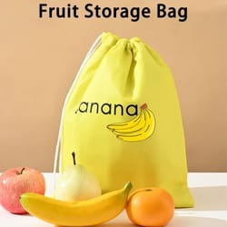 durable insulated banana storage bag fresh-keep fruit and vegetable bundle pocket