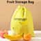 Durable Insulated Banana Storage Bag Freshkeep Fruit And Vegetable Bundle Pocket 0