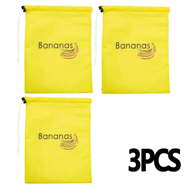 Durable Insulated Banana Storage Bag Freshkeep Fruit And Vegetable Bundle Pocket 8
