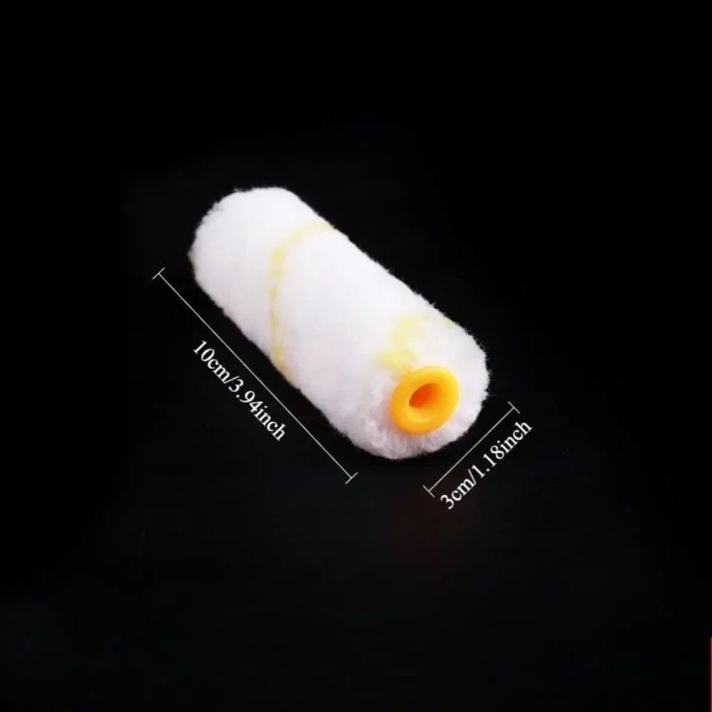 11pcs Paint Roller Kit Small Corner Thumb Roller Core With Polyester Blend Bracket 2