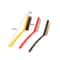 3Pcs Stainless Steel And Brass 7Inch Wire Brush Set For Rust Removal And Metal Cleaning 7