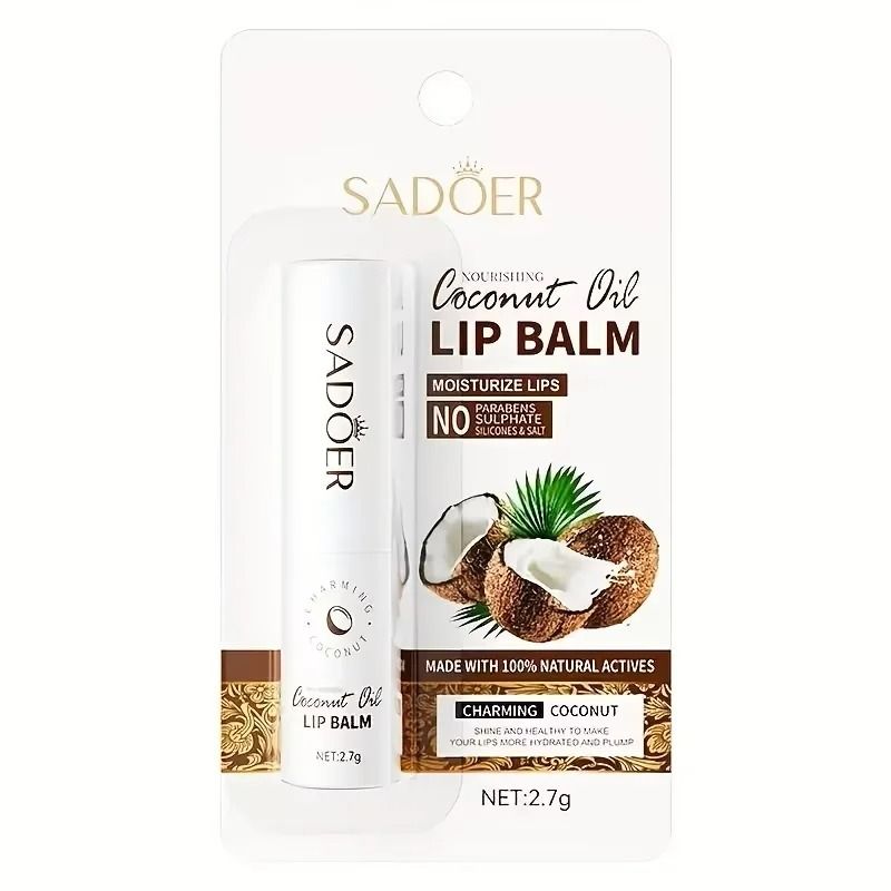 Coconut Lip Balm Lasting Nourishment And Moisture For Men And Women Daily Care 6