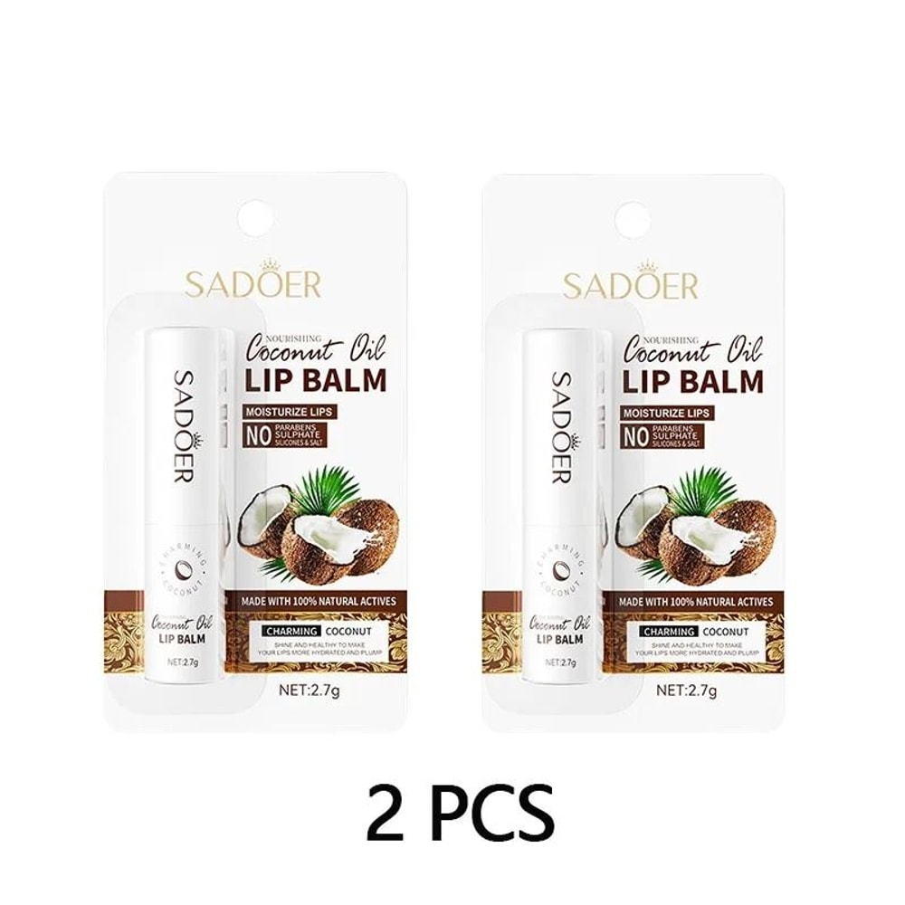 Coconut Lip Balm Lasting Nourishment And Moisture For Men And Women Daily Care 7