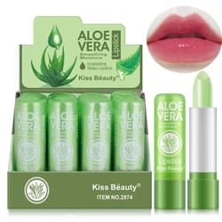 aloe vera color changing moisturizing lipstick lasting nutritional repair anti-drying lip care