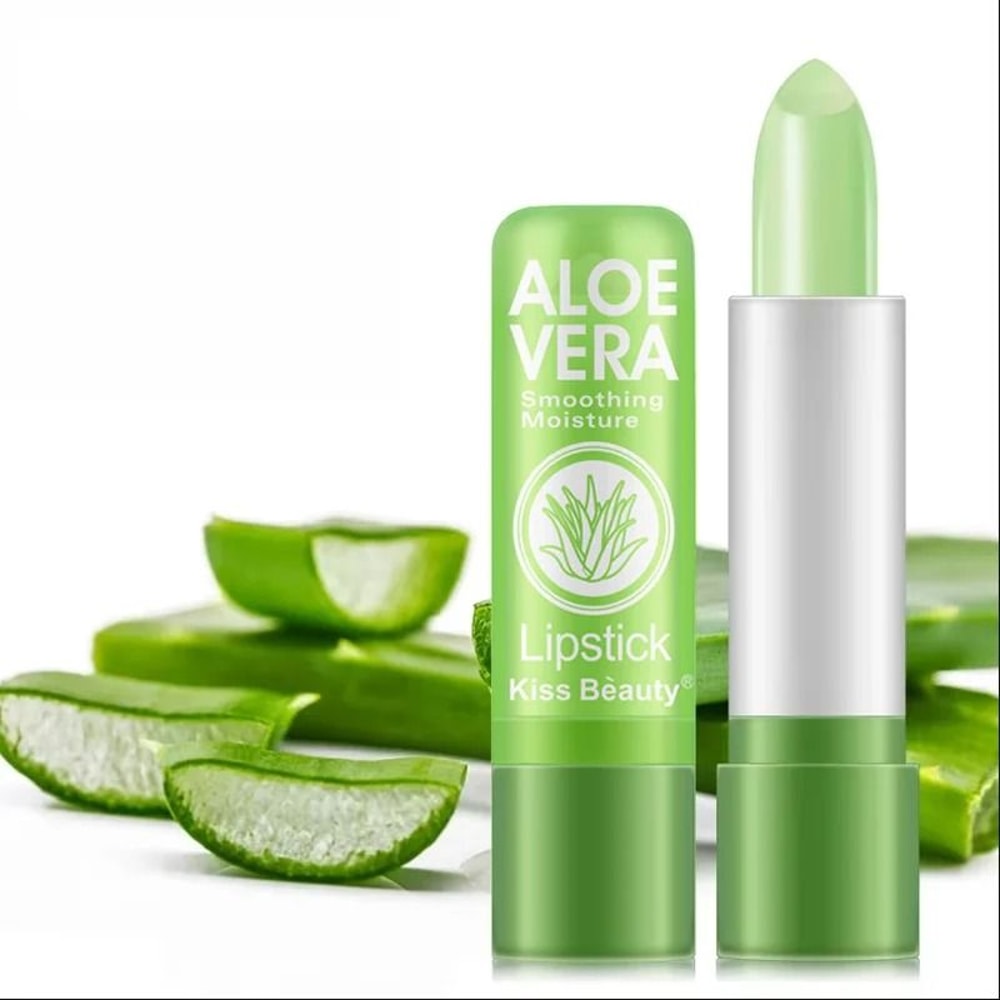 Aloe Vera Color Changing Moisturizing Lipstick Lasting Nutritional Repair AntiDrying Lip Care 6