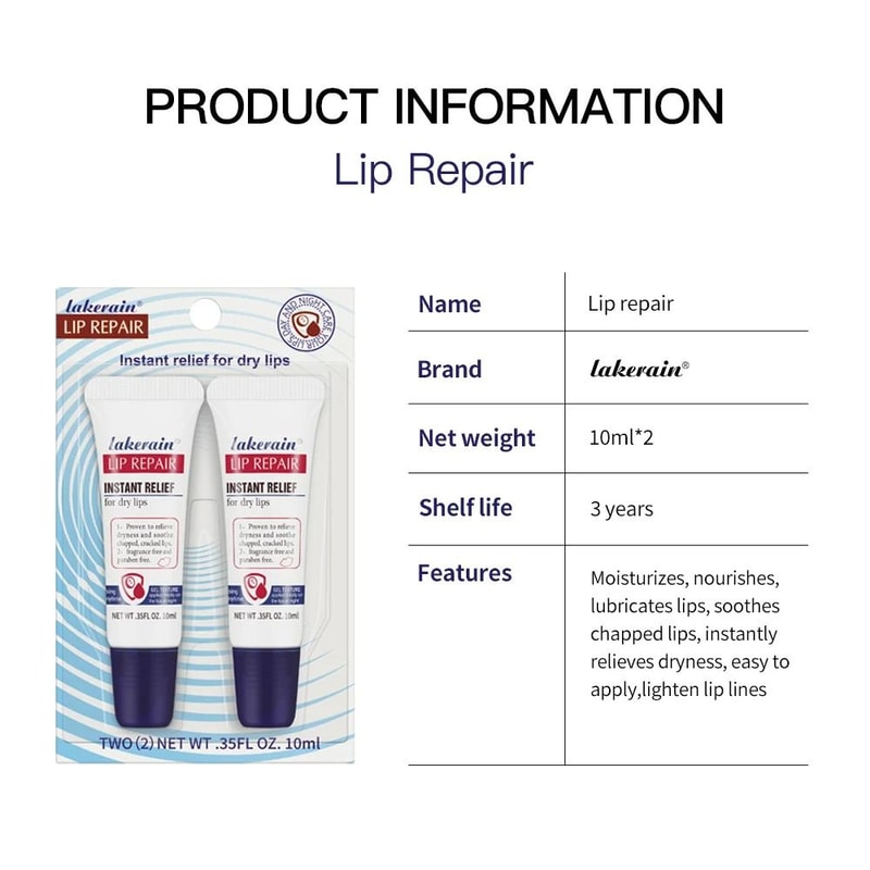 Aquaphor Lip Repair Tubes Moisturizing Balm For Chapped Lips Nutritional Ointment 2Pack 6