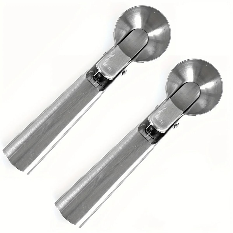 Stainless Steel Ice Cream Scoop With Trigger And AntiFreeze Handle For Gelatos And Sundaes 11