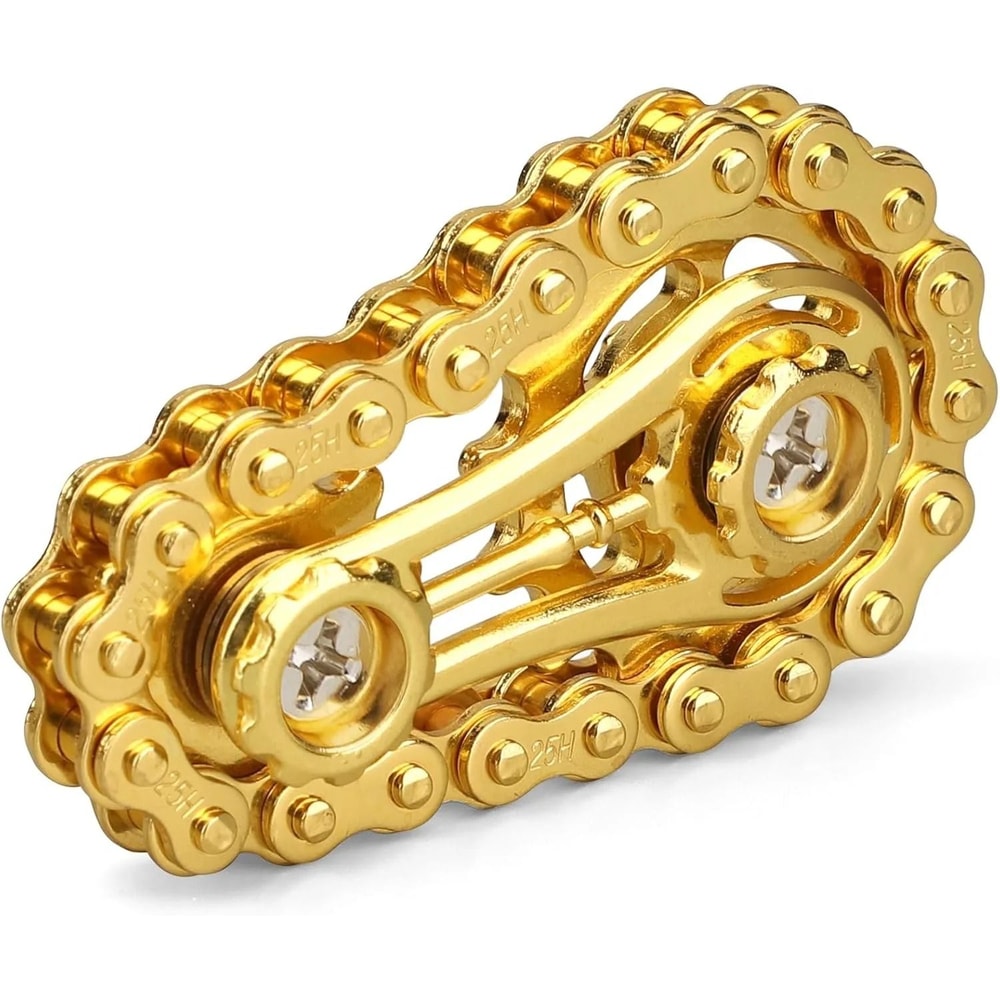 Sensory Bike Chain EDC Metal Fidget Spinner AntiStress Relief Toy For ADHD And Autism 8