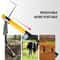 AIRAJ Multifunctional DualPurpose Garden Pickaxe HighHardness Rail Steel For Home Gardening 5