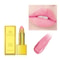 Shimmer Gold Metallic Glitter Lipstick Waterproof Long Lasting Batom Gold Brick Tube Design 9