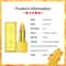 Shimmer Gold Metallic Glitter Lipstick Waterproof Long Lasting Batom Gold Brick Tube Design 4