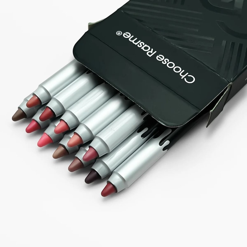 12 Color Matte Lip Liner Set Durable Lipstick Pen Gift Set For Professional Lip Makeup 1