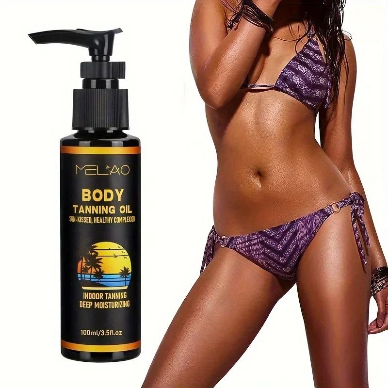 MELAO Tanning Oil Tanned Intensifier With UltraMoisturizing Oils For Deep Hydration 100ml 1