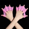 Professional Silicone Webbed Swimming Hand Paddles And Finger Gloves For Professional Training 6