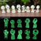 10pcs Luminous Resin Ghost Figures Miniature Alien Decor For Halloween And DIY Terrariums 2