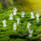 10pcs Luminous Resin Ghost Figures Miniature Alien Decor For Halloween And DIY Terrariums 6