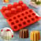 Silicone Canele Mold Mini Nonstick Cake Pan For Canneles Mousse And Muffins 1