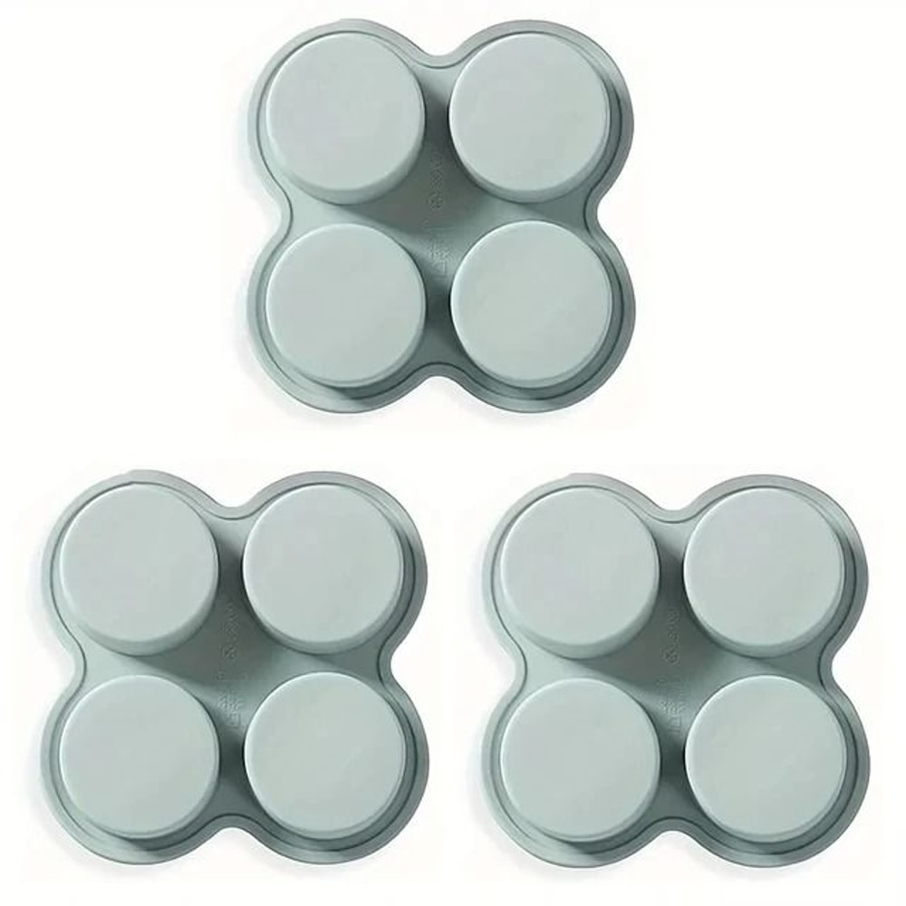 Reusable Silicone Air Fryer Egg Mold And NonStick Cupcake Molds For Toaster Ovens 9