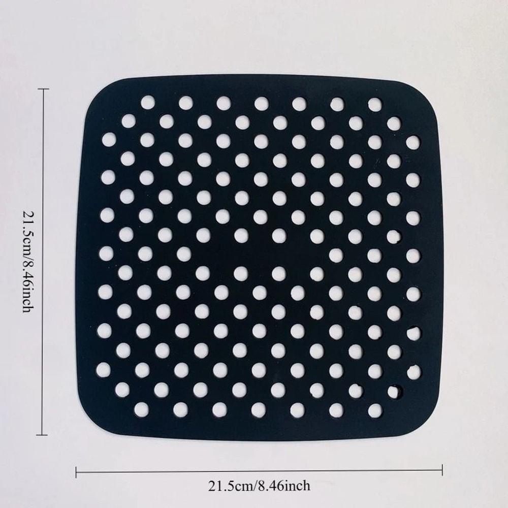 Reusable NonStick Silicone Air Fryer Liners For 5QT Baskets Dishwasher Safe Parchment Replacer 8