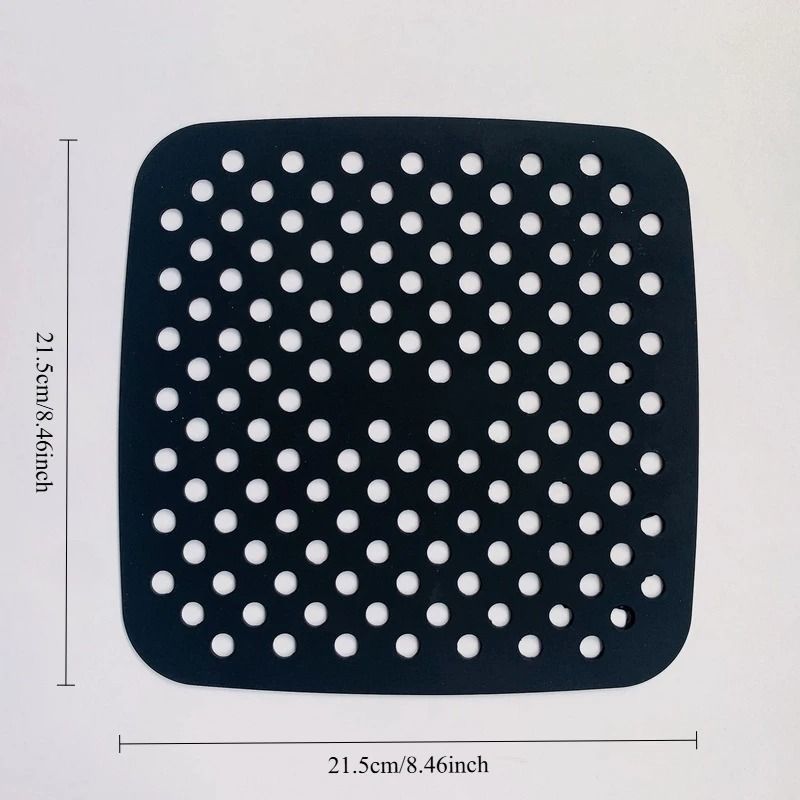 Reusable NonStick Silicone Air Fryer Liners For 5QT Baskets Dishwasher Safe Parchment Replacer 8