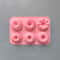 6Cavity Silicone Donut Baking Molds Multicolor Swirl And Flower Shaped Doughnut Pans 6