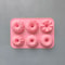 6Cavity Silicone Donut Baking Molds Multicolor Swirl And Flower Shaped Doughnut Pans 6