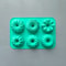 6Cavity Silicone Donut Baking Molds Multicolor Swirl And Flower Shaped Doughnut Pans 8
