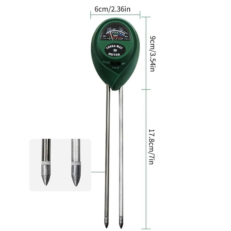 Precision 3in1 Soil PH Meter With Sunlight And Moisture Sensor For Garden Health Monitoring 3