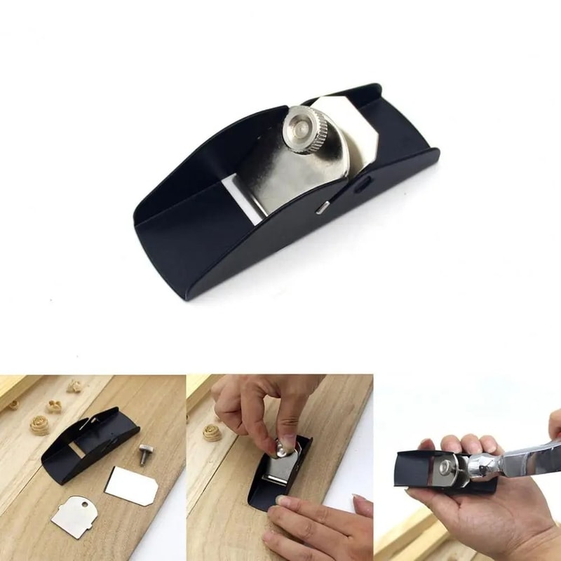 Precision Mini Wood Planer For Carpentry Aluminum Alloy Manual Hand Tool With Cutting Edge 3