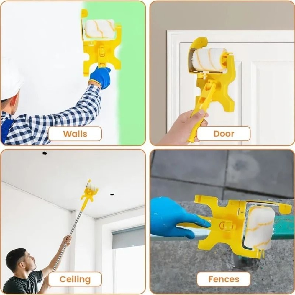 Precision Color Separation Paint Edger Roller Brush MultiUse HandHeld Painting Tool For Walls And C 2
