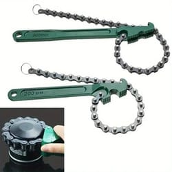adjustable heavy-duty belt wrench and oil filter strap spanner for multi-purpose disassembly