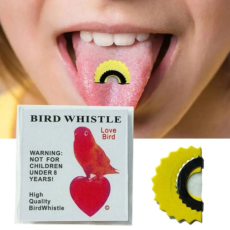 Magic Bird Wacky Whistle Tongue Warbler Original Tweeting Noisemaker For Fun And Tricks 1