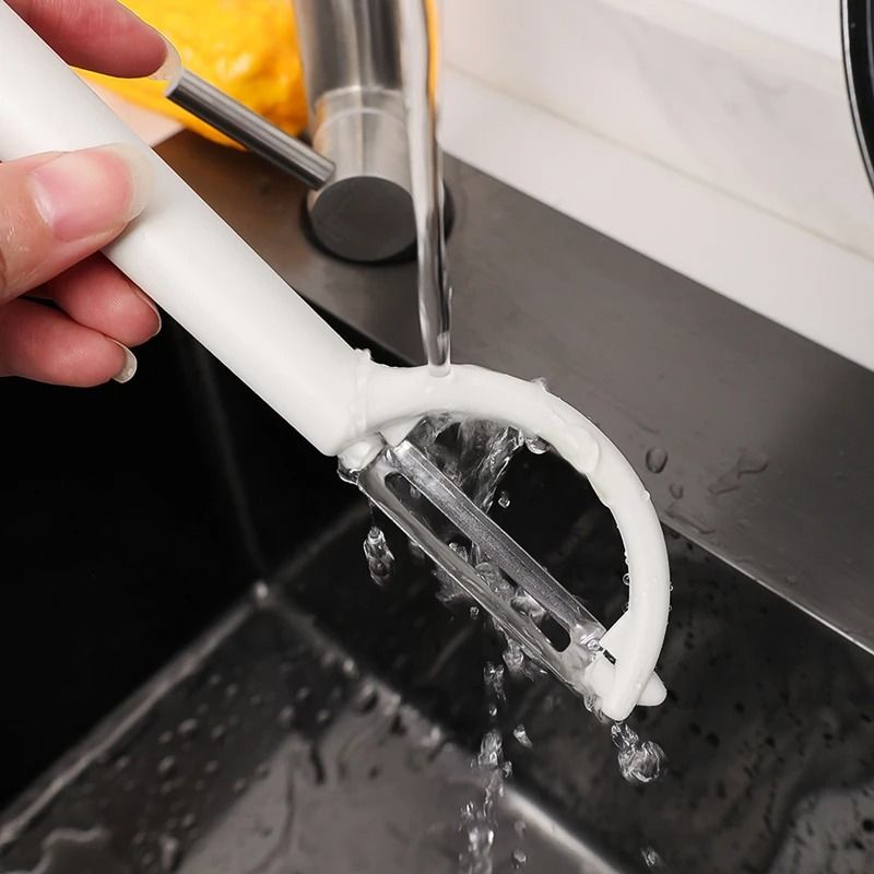 2in1 Stainless Steel Kitchen Peeler For Potatoes And Fruit Fast Manual Vegetable Cutter Tool 4